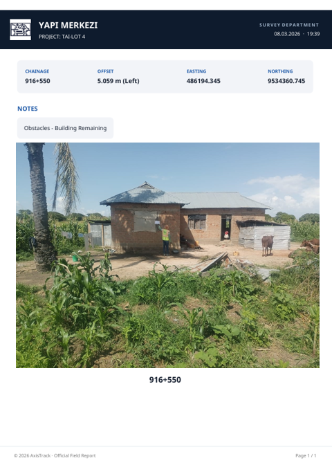 Field Documentation & Reporting